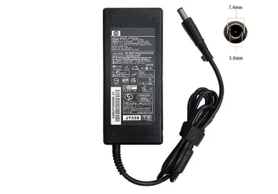 HP noutbuklari va monobloklari uchun quvvat bloki 19 V, 4,74 A, 7,4 × 5,5