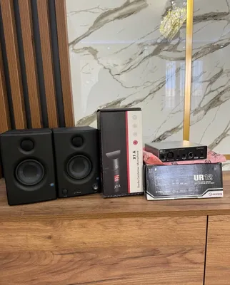 Ovoz yozish uchun studiya uskunalari — to‘liq to‘plam 1