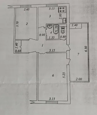 Продажа квартиры 2в3/4/5, Ахмад Югнаки 1