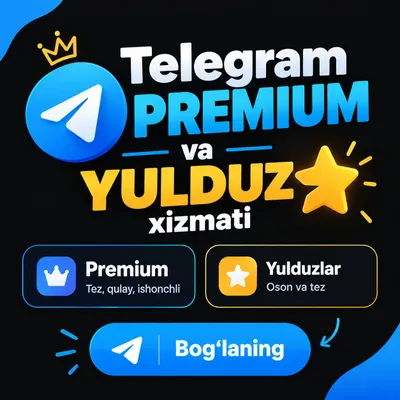 Telegram premium & stars xizmati