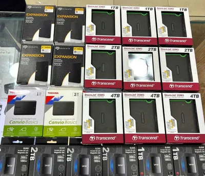 Внешние HDD накопители Original WD Transcend Toshiba Seagate