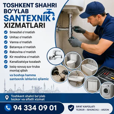 santexnika xizmatlari