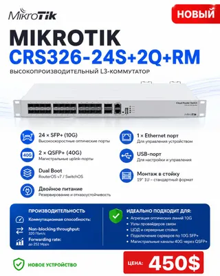 MikroTik CRS326-24S+2Q+RM