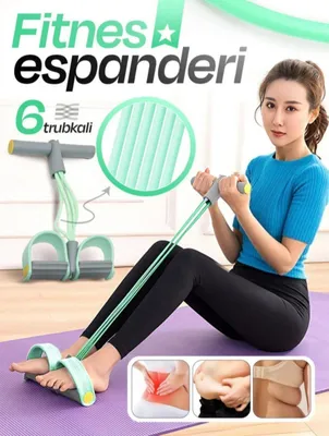 Uyda mashq va ozish uchun fitnes rezinka 1