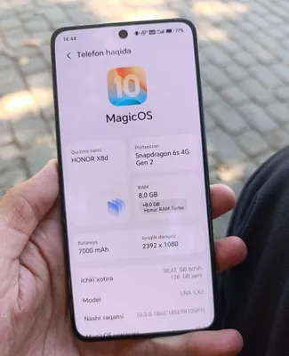 Honor X8d чёрного цвета, есть коробка и документы 1