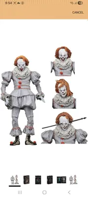 Экшн Фигурка Пеннивайза из фильма "ОНО" Neca toys 1