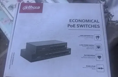 PoE kommutatori Dahua DH-PFS3010-8ET-65 (10 port, 8 ta PoE) 1