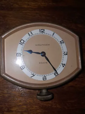 Антикварные часы WALTHAM 8 DAYS USA 1