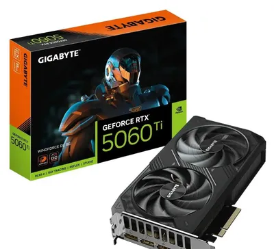 GIGABYTE GeForce RTX 5060 Ti — 8 GB WINDFORCE videokartasi
