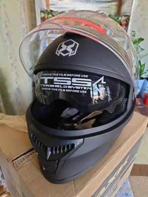 Шлем AXK HELMET черный матовый новый 1