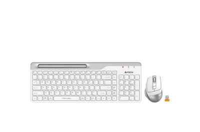 A4Tech FB2535C Icy White to‘plami: simsiz klaviatura va sichqoncha 1