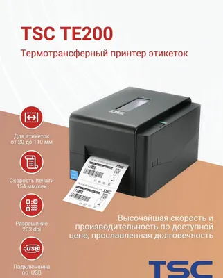 Термопринтер TE200 1