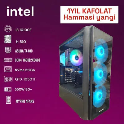 [GAME] H510 i310100f DDR4 /16GB GTX 1050TI