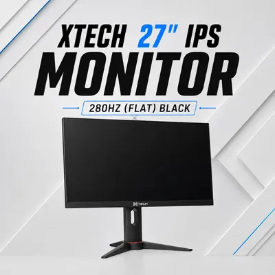 Монитор XTECH 27'' IPS 280Hz (Flat) black 1