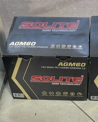 Аккумуляторы Solite и Varta 50 А·ч, 60 А·ч, AGM 1