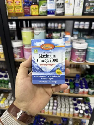 Carlson Maximum Omega-3 2000 mg 30 капсул 1