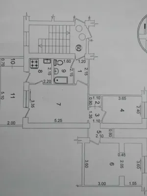 3 xonali kvartira sotiladi, g‘ishtli uy, Mirobod