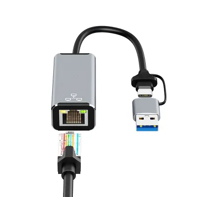 Chegirma! Yetkazib berish! Usb c/ Usb A ethernet adapter, usb lan, GB3.0 1