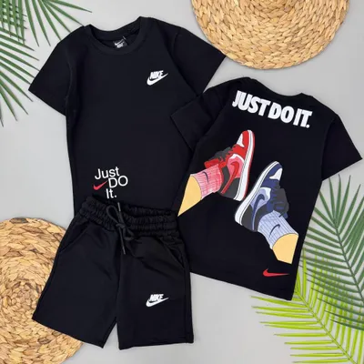 O‘g‘il bolalar va qizlar uchun Nike to‘plami, futbolka va shorti 1
