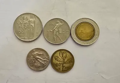 Italiyaning eski tangalari 1