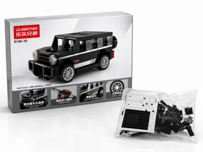 4×4 jip konstruktori | 63 ta detal | Pull-Back mashinacha 1