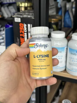 Solaray L-lysine 1000 mg 90 tabletka 1