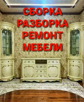 Мастер: разбираем, демонтируем, собираем, устанавливаем и ремонтируем мебель 1