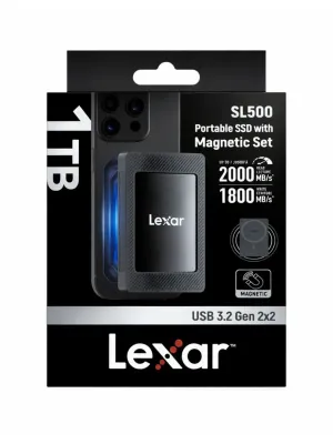 Lexar SL500 1TB tashqi SSD-disklar