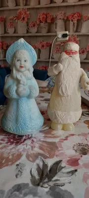 игрушка ссср дед мороз снегурочка 1