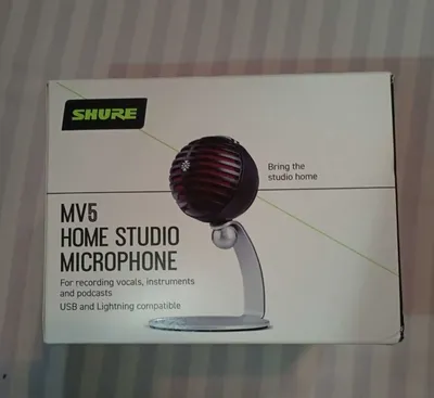 Uy studiyasi uchun Shure MV5 mikrofoni 1