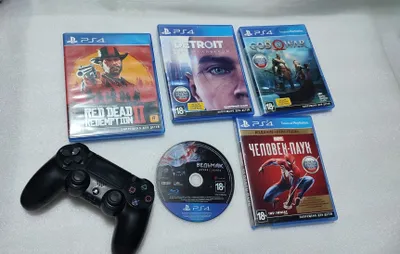 PlayStation 4/5 o‘yinlari, disklar va DualShock 4