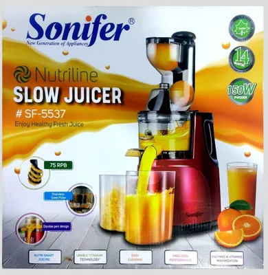 Шнековая соковижималка sonifer sf-5537 sokovijimalka sok shnek шнек 1