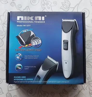 NIKAI NK‑1077 – soch va soqol uchun qulay trimmer. 1
