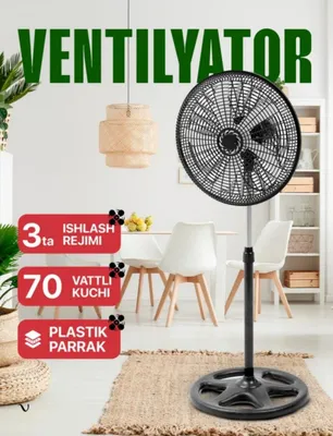 Yangi ventilyator 70W Янги вентилятор 70W 1