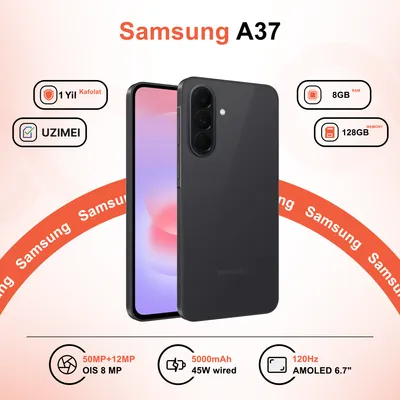 Samsung A37 Yengi 1 Yil Rasmiy Kafolati Bilan 1