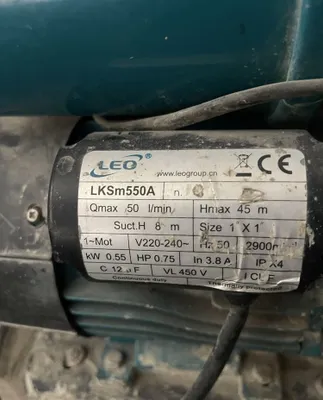 Yaxshi holatdagi suv nasosi sotiladi, qayta o‘rash kerak, ishlatilgan 1