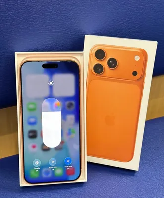 iPhone 17 ProMax 256 ГБ, Orange, аккумулятор 93%, оригинальный 2