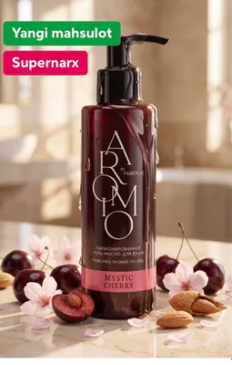 faberlic Mystic Cherry dush uchun iforli gel-yog'i