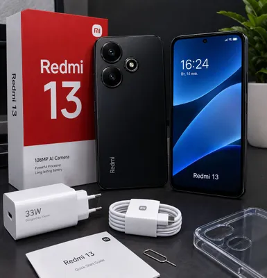 REDMI 13 чёрный, 256 ГБ