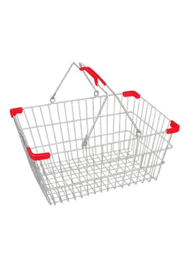 Корзина для покупок. Магазинные корзины. Металлическая корзина. 1