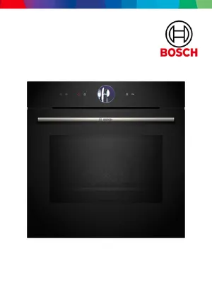 8-seriya 60 x 60 cm o‘lchamli mikroto‘lqinli pech funksiyasiga ega o‘rnatiladigan elektr duxovka Bosch HMG776NB1