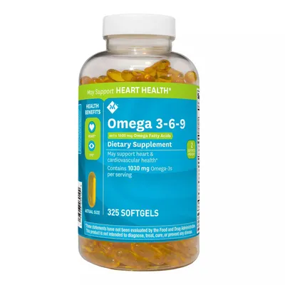 Омега 3- 6- 9 Omega 1600mg 300 капсул из Америки 1