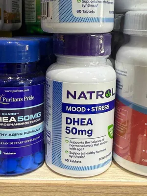 Natrol DHEA 50 mg 60 tabletka — gormonal muvozanat va energiyani qo‘llab-quvvatlash