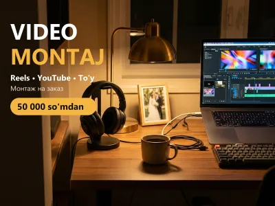Видеомонтаж Reels, YouTube, свадьбы 1