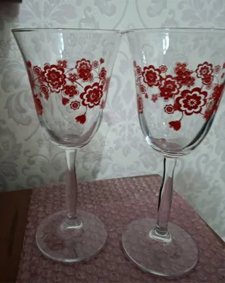 Бокалы красивые. 2шт. 1