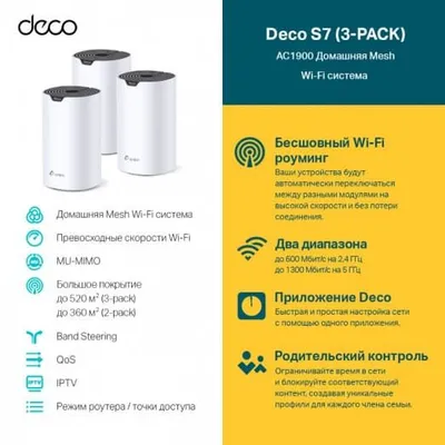роутер TP-Link Deco S7 (3-pack)