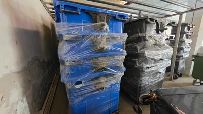 1100 litrli plastik chiqindi qutisi | arzon narx 1