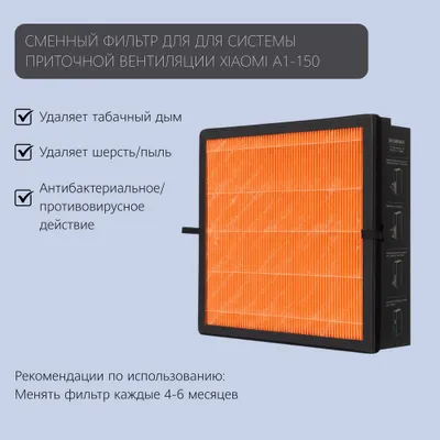 Xiaomi A1-150 HEPA 12 antibakterial filtr 1