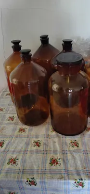 5 litrlik butilkalar (yod rangli)