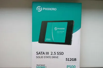 PHIXERO firmasining 512 gb SATA III Ssd diski 1